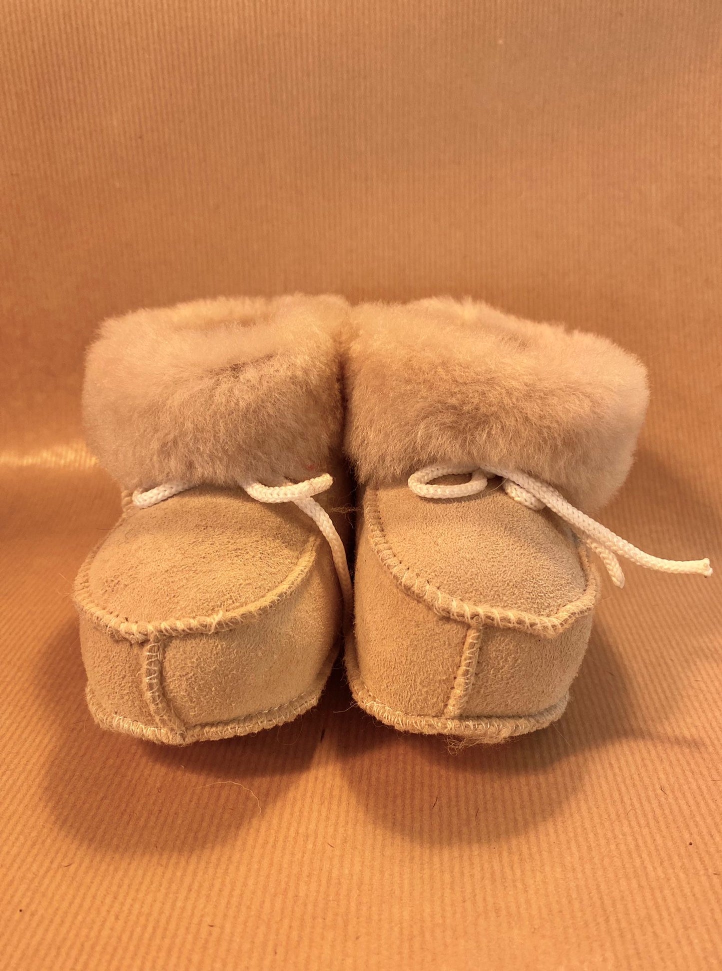 Texels baby slofje Beige